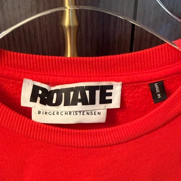 ❤️ ROTATE SUNDAY
Iris logo-embroidered organic cotton-jersey sweatshirt like NEW - Picture 10 of 17